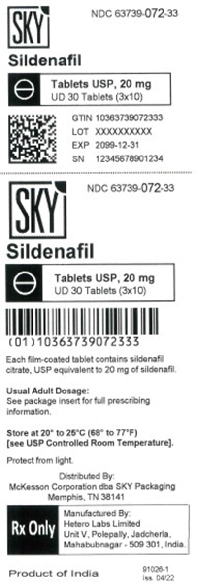 Sildenafil 20mg.jpg PACKAGE LABEL.PRINCIPAL DISPLAY PANEL - Sildenafil 20mg